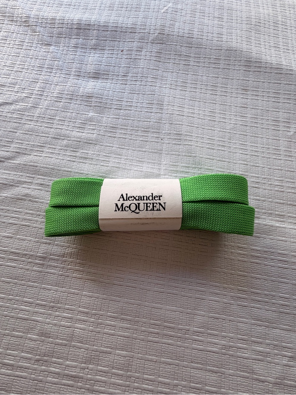Alexander McQueen Bright Green Shoe Laces